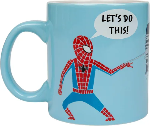 Vista 10 de Silver Buffalo Marvel Deadpool Nerdin Since the 90s Taza de Cerámica Camper, 20 Onzas Desde el, 0.59 Litros