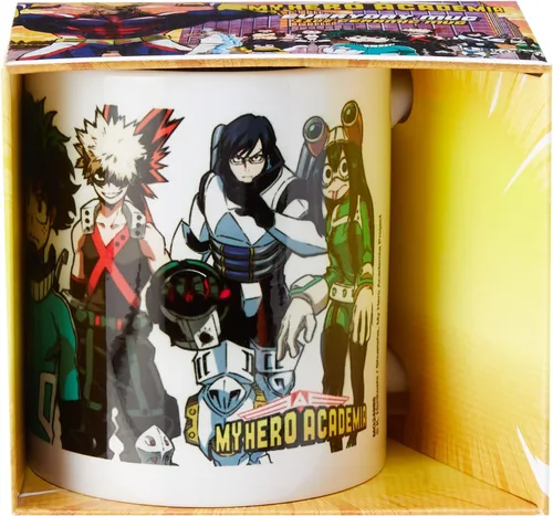 Vista 6 de Pyramid Academia Academy Costumed Heroes - Taza de café, porcelana, multicolor