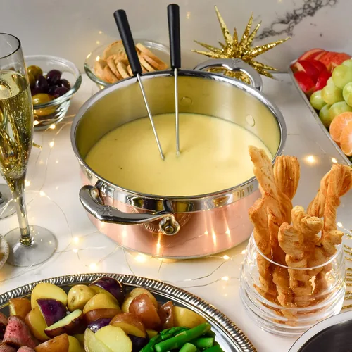 Vista 11 de Hestan - Colección CopperBond - Olla de sopa de cobre 100% puro, compatible con placa de inducción, 3 cuartos de galón
