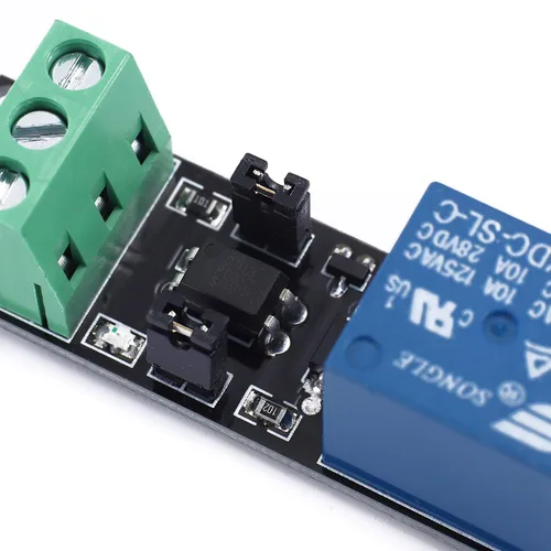 Vista 3 de Teyleten Robot Optoacoplador de 1 canal DC 3V/3.3V Relé Módulo de controlador de alto nivel Placa de control de unidad aislada Módulo de relé