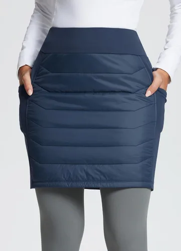Vista 3 de BALEAF Falda acolchada de 17 pulgadas para mujer, ligera, aislada, cálida, para nieve, senderismo, correr, golf, al aire libre
