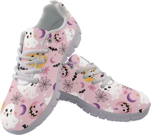 Vista 37 de HUGS IDEA Zapatos deportivos ligeros con patrón de enfermería para mujer Bandera estadounidense