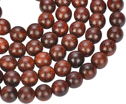 Vista 24 de Mala Beads Pulsera 108 0.315 in Meditación Sándalo Elástico..