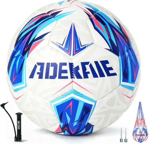 Vista 11 de Soccer Ball Size 5 for All Age Recreational or Professional Outdoor Practice, PU Official Size&Weight, Size 5 Soccer Ball for Boys Youth Adults