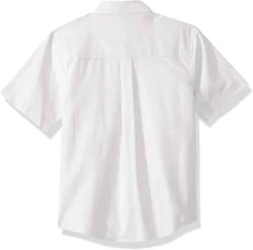 Vista 2 de Nautica Camisa Oxford de manga corta con botones bolsillo en el pecho tela transpirable