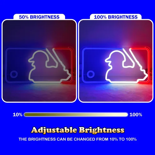 Vista 3 de Letreros de Neón de Béisbol Luces de Neón Letreros Luminosos para Pared Letreros LED Regulables para Dormitorio Habitación de Chicos Club Deportivo