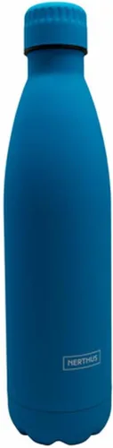 Vista 9 de NERTHUS FIH 712 - Botella aislada de doble pared para diseño frío y caliente, acero inoxidable, 11.8 fl oz, sin BPA, 18/8, color azul bebé