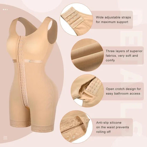 Vista 4 de Prendas moldeadoras postparto BBL etapa 2 para mujer