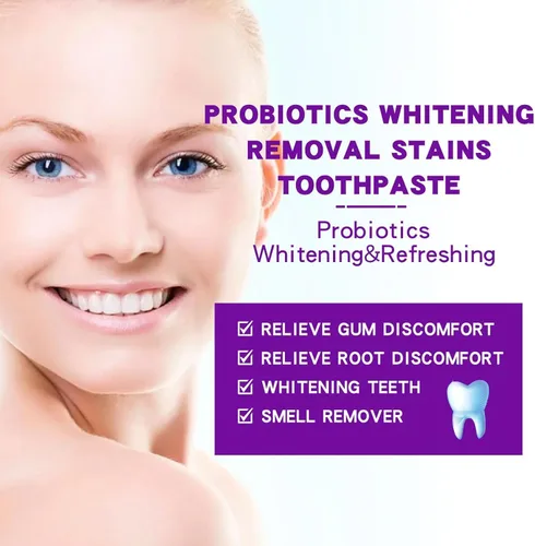 Vista 2 de Sp-6 Ultra Whitening, Sp-6 Probiotic Ultra Whitening pasta de dientes promueve dientes sanos y eliminación de manchas de aliento fresco (1 unidad)