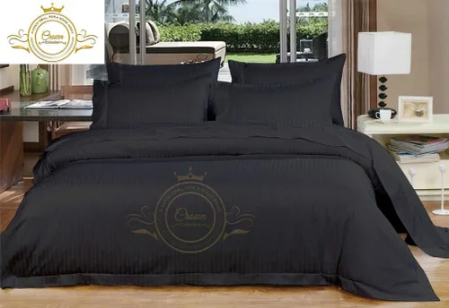 Vista 8 de Corona Collection Hotel beddings 600-thread-count Juego de sábana 100% algodón egipcio, 4 pieza Fit hasta 12" Deep Pocket todo Damask rayas elástica