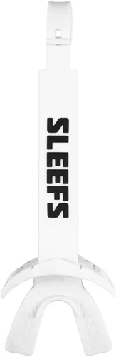 Vista 18 de SLEEFS X - Protector bucal de fútbol negro, protector bucal con correa para casco, boquilla protectora de labios/dientes, moldeable