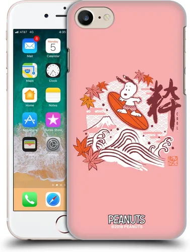 Vista 70 de Head Case Designs Funda rígida con licencia oficial de Peanuts Charlie Brown Oriental Snoopy compatible con Apple iPhone 7/8/SE 2020 y 2022