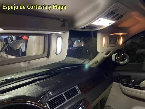 Vista 3 de Kit de luces LED interiores blancas de 14 piezas para Chevrolet Tahoe/Suburban, GMC Yukon 2007 2008 2009 2010 2011 2012 2013 2014 paquete