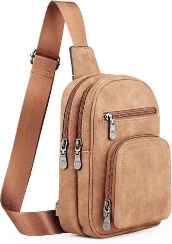Vista 4 de FADEON Bolsos tipo bandolera y bolso para portátil para mujer Colección Marrón