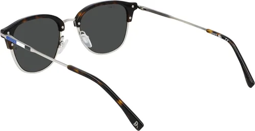 Vista 4 de Lacoste Gafas de sol grises ovaladas para hombre L106SND 045 52, plateado