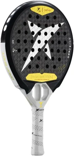 Vista 3 de Drop Shot Explorer Pro Control 1.0 - Raqueta de pádel - Cara de carbono de 12 quilates con núcleo suave Eva, forma redonda, equilibrio bajo