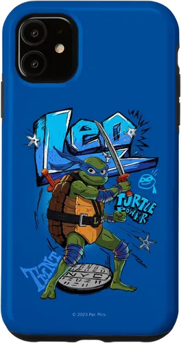 Vista 8 de Teenage Mutant Ninja Turtles: Mutant Mayhem Leo Turtle Power - Carcasa para iPhone 17