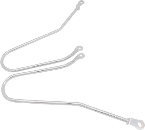 Vista 5 de Barras de soporte para alforja para Triumph Bonneville T100 T120 2016-2023 / Speedmaster 2018-2020 / Thruxton 1200 Street Twin Cup 2016-2020, cromo