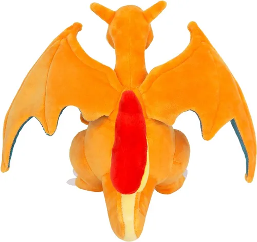 Vista 3 de Sanei PP95 PokemonAll Star Collection Charizard Felpa, 8.0 in, naranja