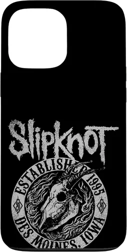 Vista 24 de Funda negra oficial de Slipknot Goat Flames para iPhone 17