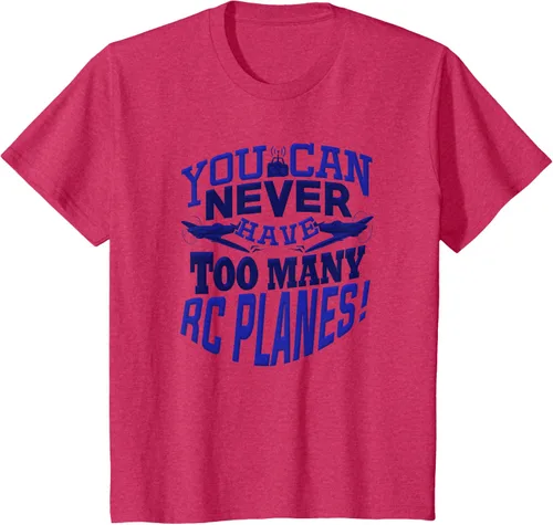 Vista 49 de RC Plane You Can Never Have Too Many RC Aviones Hobby Lover - Camiseta, gris, S