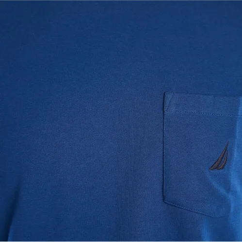 Vista 5 de Nautica Camiseta de manga corta con cuello redondo y bolsillo para hombre
