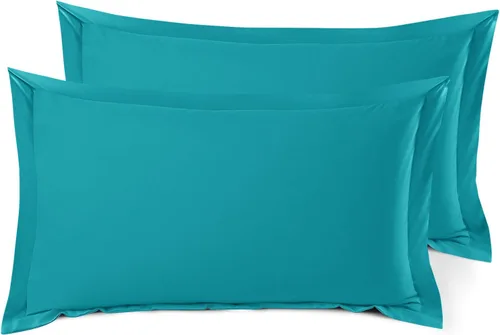 Vista 94 de Nestl Juego de 2 fundas tipo sham de almohada suaves - Fundas de almohada de microfibra de doble cepillado - Fundas de almohada de cama premium