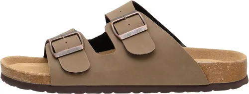 Vista 4 de CUSHIONAIRE Sandalia con plantilla de corcho Lane para hombre con +Comfort