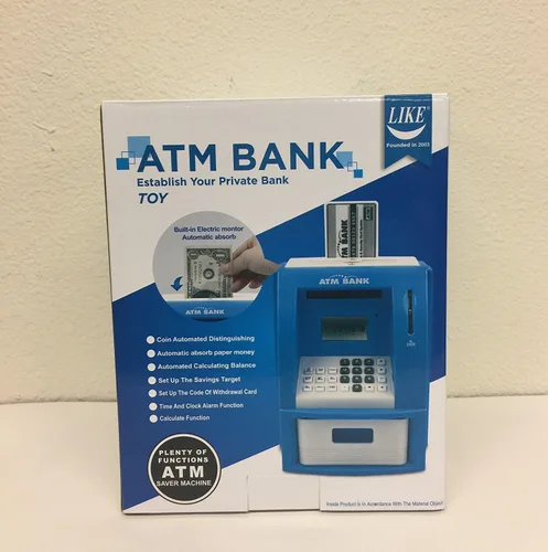 Vista 2 de LIKE Teller ATM Bank juguete perfecto para inculcar hábitos de ahorro
