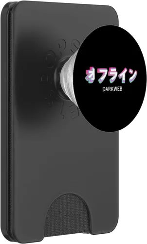 Vista 8 de DARKWEB Japanese Aesthetic Synthwave Vaporwave PopSockets Adhesive PopGrip