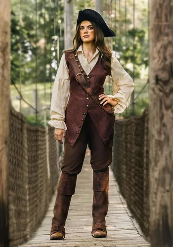 Vista 5 de Disfraz de Piratas del Caribe de Disney de Elizabeth Swann