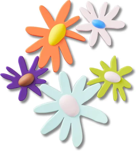 Vista 5 de Crocs Jibbitz Flowers Shoe Charm Packs