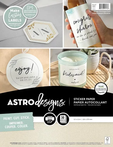Vista 7 de AstroDesigns® Papel adhesivo para pizarra, 8.5 x 11 pulgadas, 24 libras, negro, 10 hojas completas (91756)