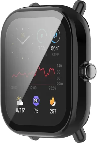 Vista 7 de ECSEM - Funda protectora compatible con Amazfit GTS 2 Mini protector de pantalla, carcasa completa de policarbonato duro, cubierta completa, funda