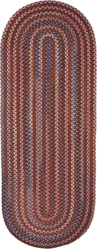 Vista 77 de Tapete reversible de lana, texturizado, grueso, trenzado. , Lana, Walnut