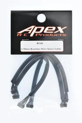 Vista 4 de Cable de silicona sin escobillas para sensor de motor de 5.906 in, paquete de 3 unidades #1044