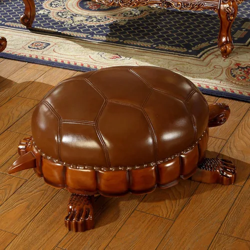Vista 10 de Sofá de cuero de estilo europeo, madera maciza tallada de gama alta estilo americano sofá villa muebles de sala de estar adecuado para la sala