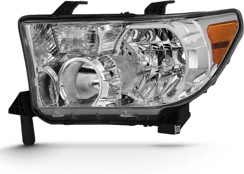 Vista 3 de AKKON - Compatible con Toyota Tundra 2007-2013 + 2008-2017 Sequoia. Juego de faros delanteros estilo OE
