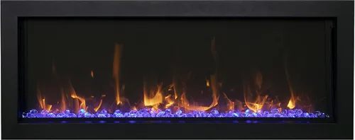 Vista 3 de Amantii BI-30 Extraslim Chimenea eléctrica interior o exterior