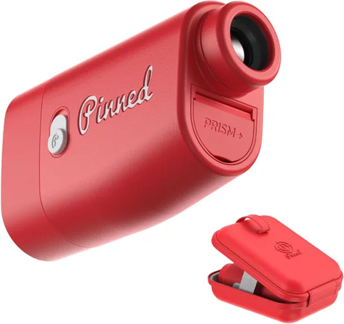 Vista 14 de Pinned Prism Slope Golf Rangefinder - Golf Distance Rangefinder with Slope - USB Rechargeable, Pinned Locked Vibration Laser Range Finder - Range