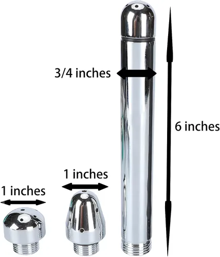 Vista 4 de Sistema de enema de ducha, kit de limpieza colónica de ducha, manguera de ducha de acero inoxidable de 5 pies con cabezal de ducha enema, kit