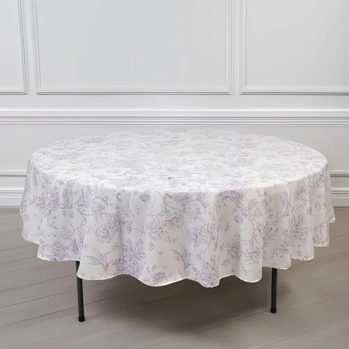 Vista 145 de Efavormart - Mantel rectangular, 60 x 102 pulgadas, resistente a las manchas y a las arrugas, lavable, mantel decorativo oblongo de tela de Amatista