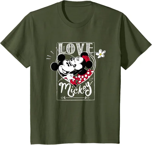 Vista 10 de Disney Mickey & Minnie Mouse Love Mickey - Camiseta para el día de San Valentín