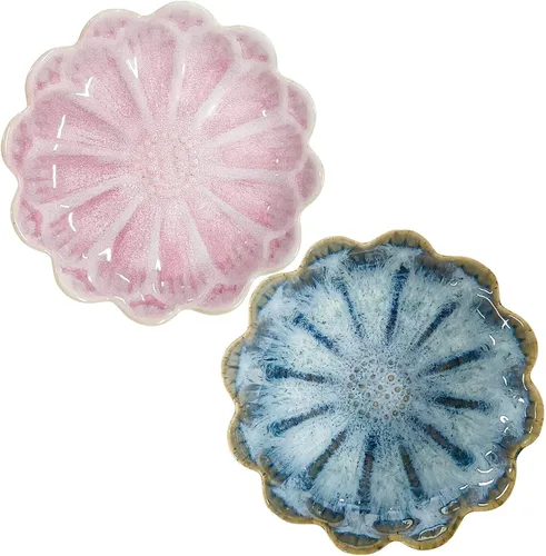 Vista 6 de Lotus - Bandeja de cerámica para joyas, pequeño soporte para anillos de joyería, plato organizador, para padres, hija, amigos, hermana, regalos
