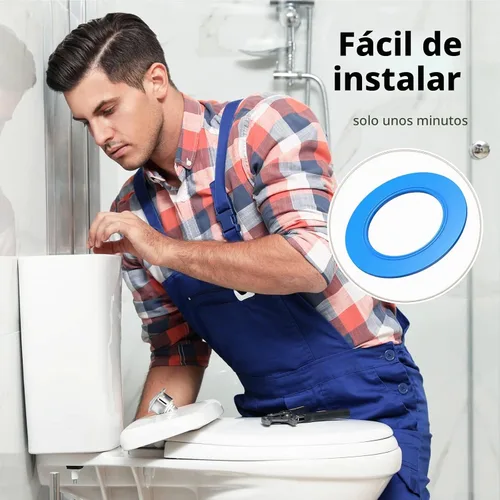 Vista 7 de Sello de válvula de descarga para inodoro American Standard y Eljer, paquete de 3 piezas de inodoro para 7301111-0070A Kit de repuesto de válvula