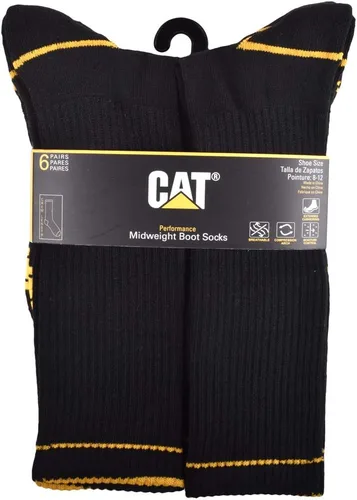 Vista 2 de Cat Men's 3-Pack Half Cushioned Crew Socks