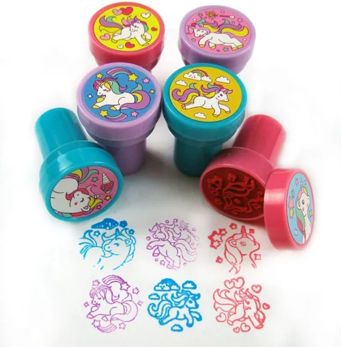 Vista 3 de Tiny Mills - 24 sellos de unicornio para niños