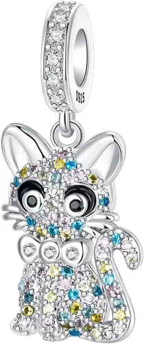 Vista 292 de Abalorios de plata de ley 925 con letras de la A ~ Z, para pulseras, collares, Día de San Valentín, Día de la Madre, joyería regalos para mujeres