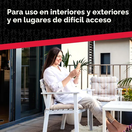 Vista 5 de Raid Max Perimeter Protection Ant & Roach Killer Spray, evita insectos matando hasta 18 meses, uso en interiores y exteriores, 22 onzas