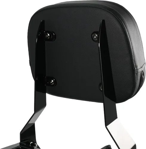 Vista 5 de Sissybar - Respaldo y portaequipajes para Honda Shadow Aero VT750C, color negro 2004-2025